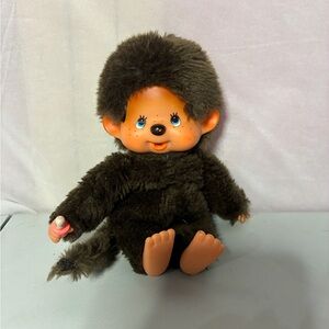 Futagono Monchhichi Sekiguchi 8” Monkey With Blue Eyes Vintage Mattel 1974